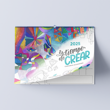 Cargar imagen en el visor de la galería, Calendario acuareleable 2025