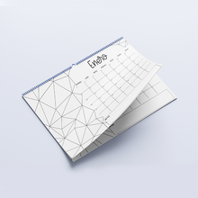 Cargar imagen en el visor de la galería, Calendario acuareleable 2025