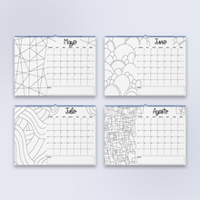 Cargar imagen en el visor de la galería, Calendario acuareleable 2025