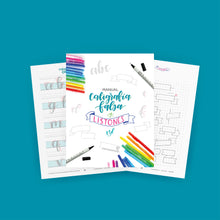 Cargar imagen en el visor de la galería, Taller Caligrafía falsa y listones - SIN MATERIAL