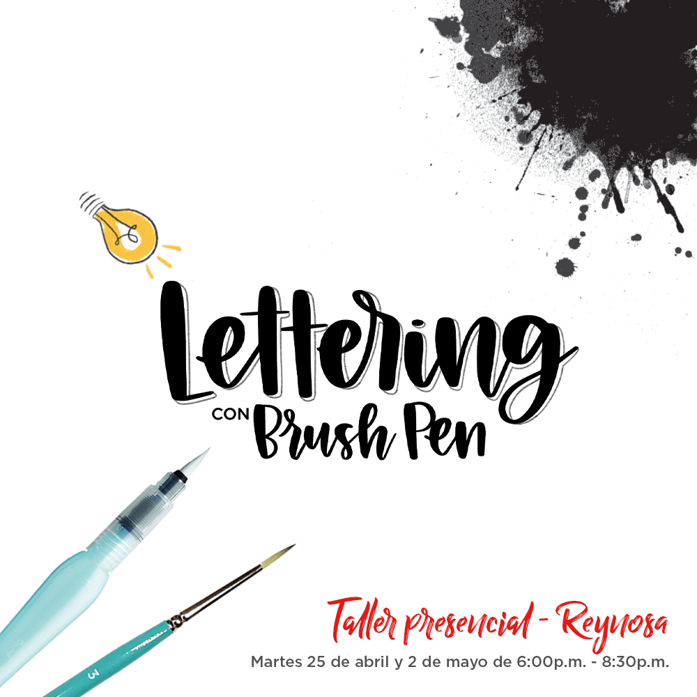 Taller Lettering con brushpen REYNOSA
