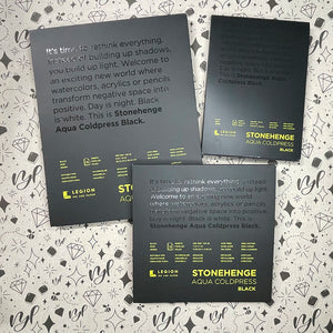 Block Stonehenge negro - Prensado frío
